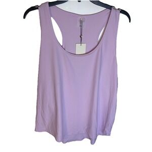 Calia Womens Scoop Neck Tank Light Pink Solid Sleeveless Racerback WAX11205S XXL